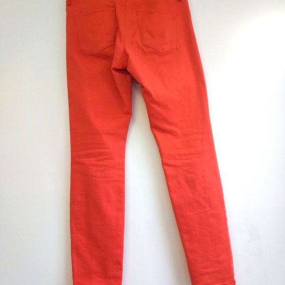 Size 12 Jag jeans in orange stretch - Picture 3 of 3